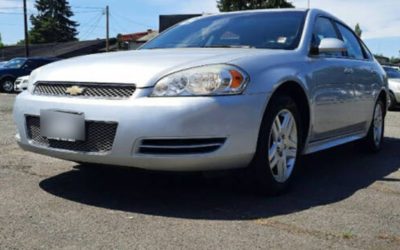 Silver 2012 Chevrolet Impala LT SEDAN 4D